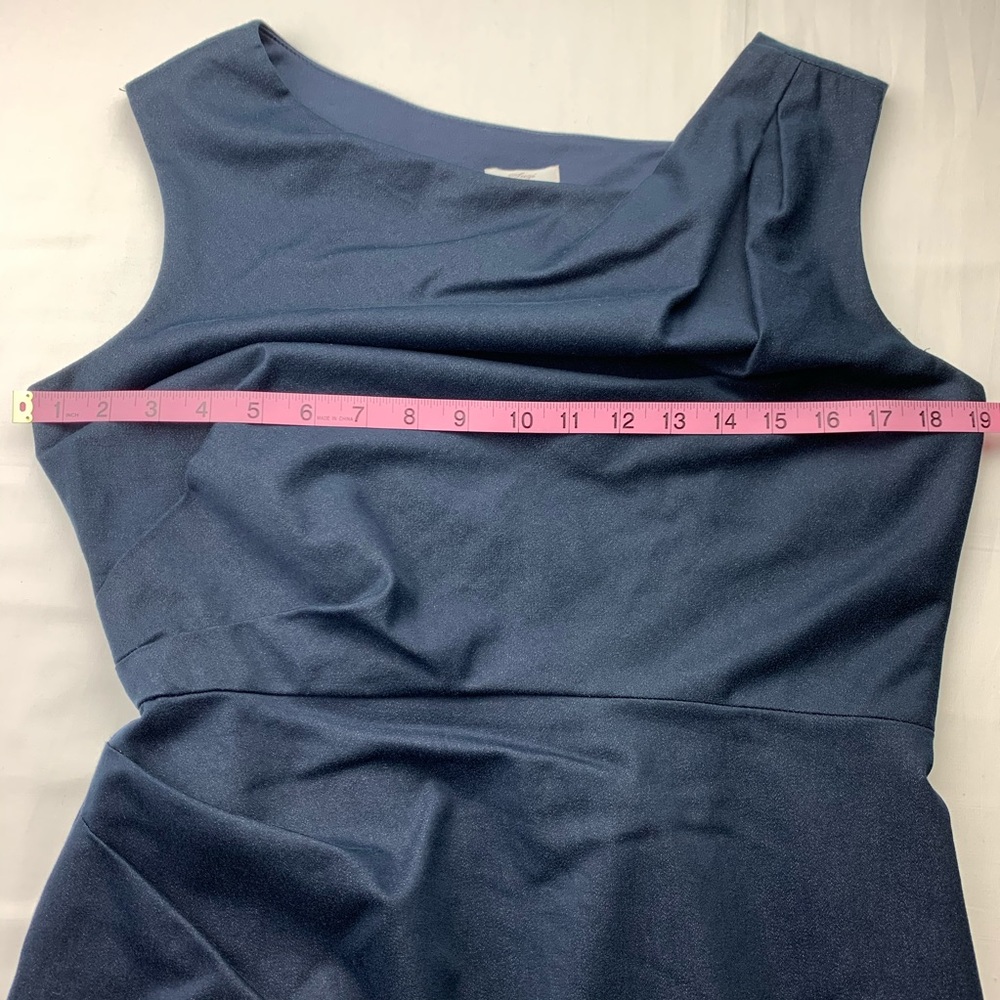 Suzi Chin for Maggy Boutique Blue Sheath Dress - Picture 7 of 8